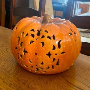 Pottery Barn ceramic pumpkin